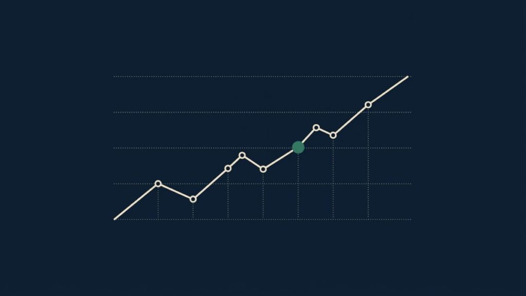 Naver DataLab search trend data illustrated as a line graph