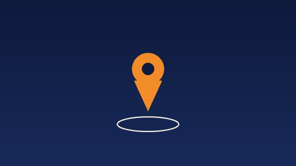 A map pin marking a location